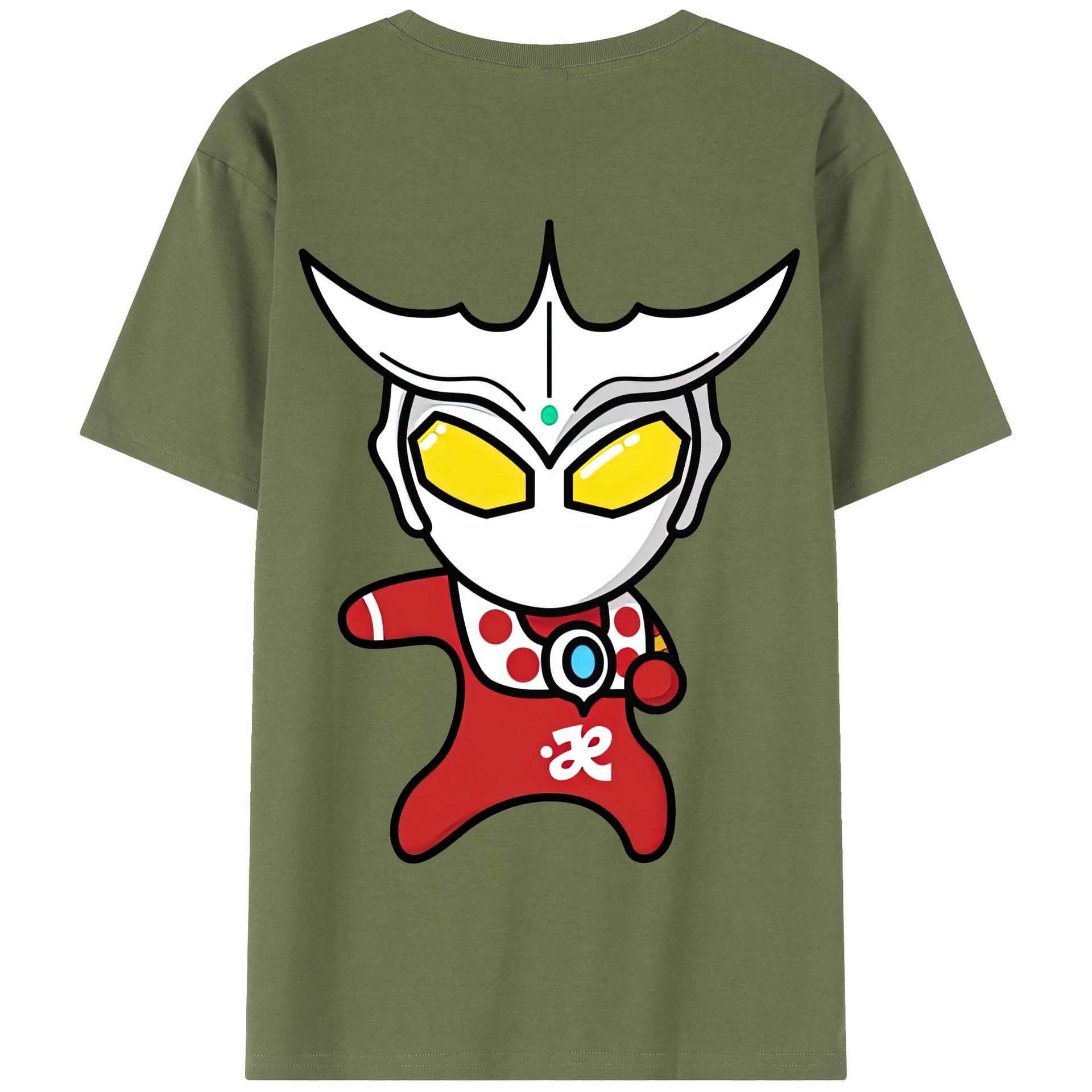（画像用） ウルトラマン Ultraman 綿100％半袖Tシャツ（背面プリント）
